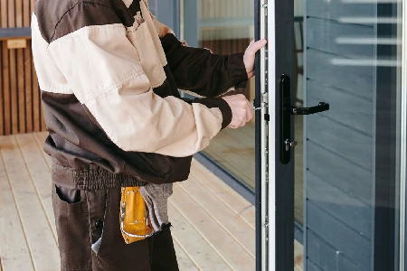 Cleaning And Polishing Glass Door Installation in Fort Lauderdale, FL